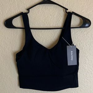 Womens sports bra black